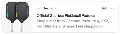 Gearbox ad on ChatGPT