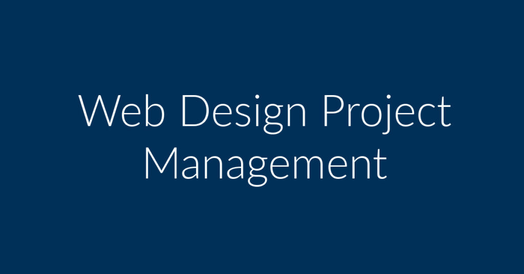 Web Design Project Management