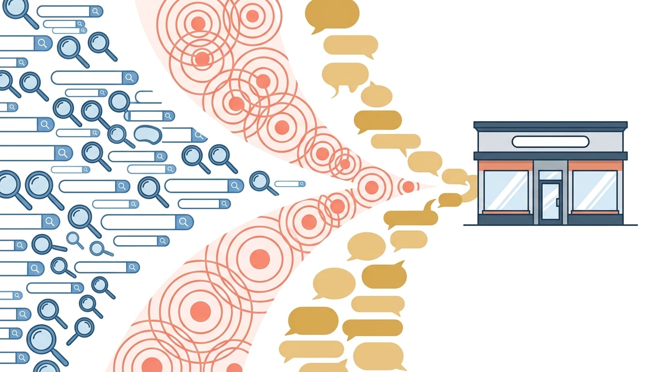 Getting business from AI, search, and/or social